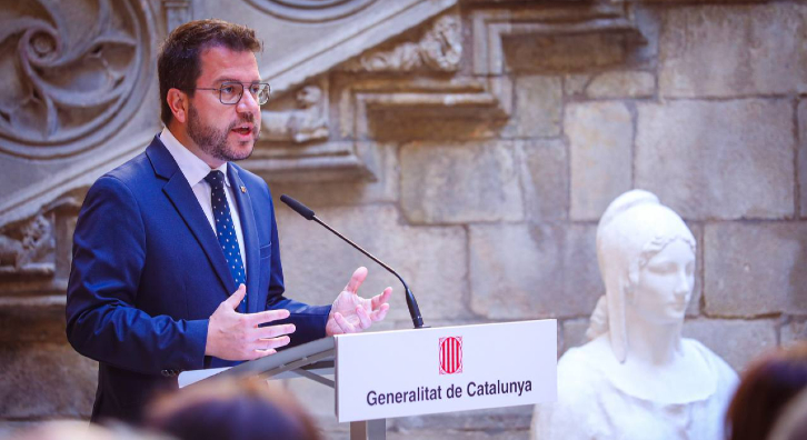 El president Aragonès presideix l'acte de commemoració del Dia de la República