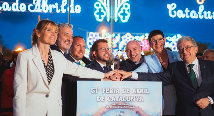 Inauguració de la 51a Feria de abril de Catalunya 
