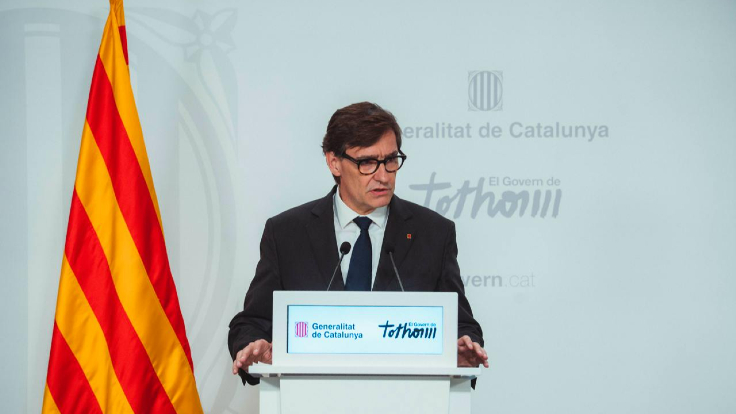 Compareixença del president Illa després del Comitè de crisi Compareixença del president Illa després del Comitè de crisi
