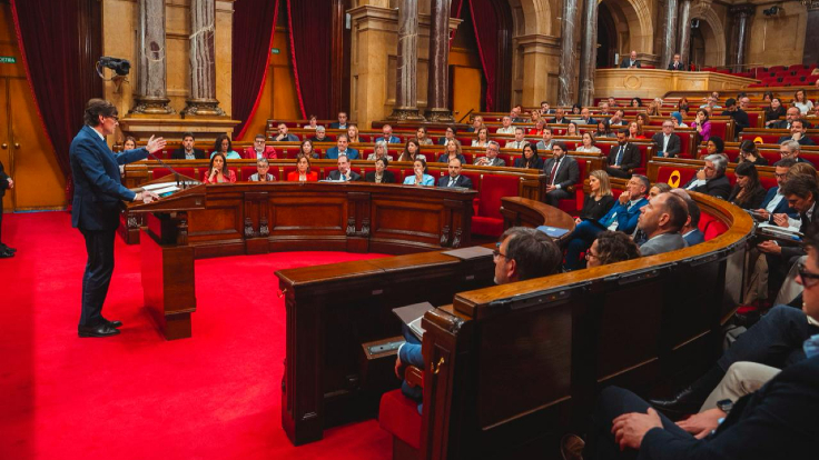 Compareixença del president Illa al ple del Parlament, per a informar sobre l'apagada elèctrica generalitzada Compareixença del president Illa al ple del Parlament, per a informar sobre l'apagada elèctrica generalitzada