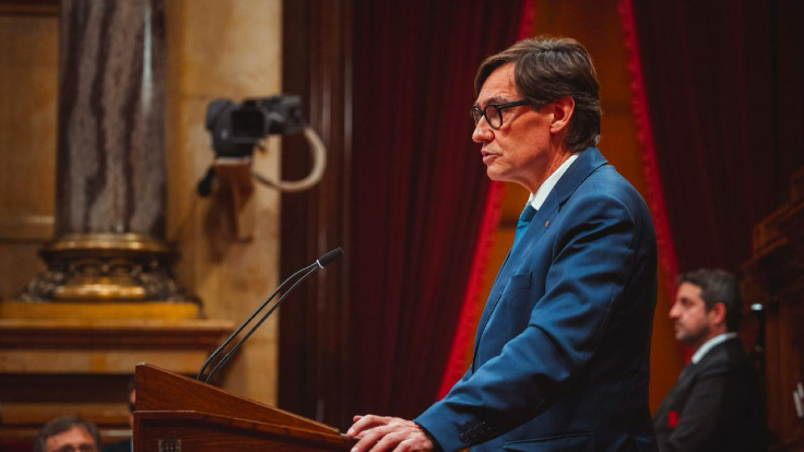 El president Illa al ple del Parlament, per a informar sobre l'apagada El president Illa al ple del Parlament, per a informar sobre l'apagada
