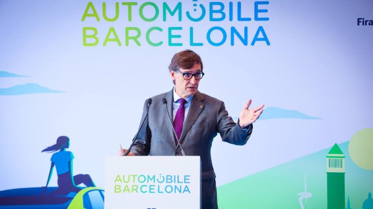 El president de la Generalitat, Salvador Illa, ha participat en l'acte d'inauguració del Saló de l'Automobile Barcelona 2025 El president de la Generalitat, Salvador Illa, ha participat en l'acte d'inauguració del Saló de l'Automobile Barcelona 2025