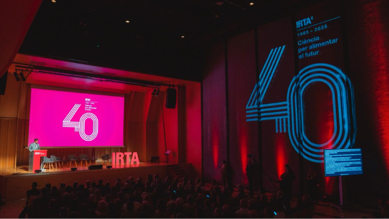 El cap de l’Executiu reivindica el paper de l’IRTA en la celebració del seu 40è aniversari. El cap de l’Executiu reivindica el paper de l’IRTA en la celebració del seu 40è aniversari.